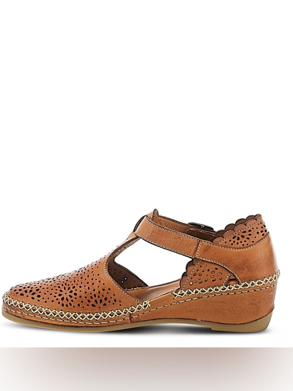 Spring Step 40 brown leather sandal